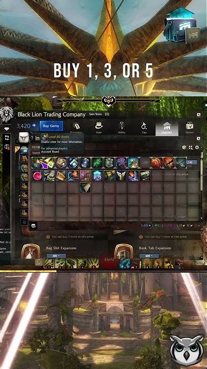 guild wars 2 shared inventory slot